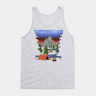 Camp Life Illustration Tank Top